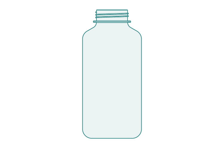 Square-bottle